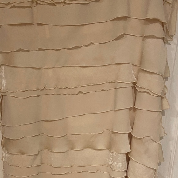 LOFT Cream Sleeveless Dress - Picture 8 of 11